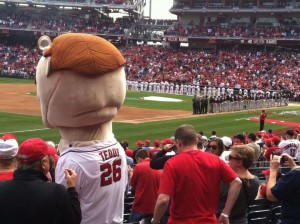 Teddy on Opening Day 2013